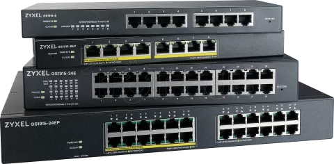 Photo de Switch réseau ethernet Gigabit Zyxel GS1915-E - 24 ports