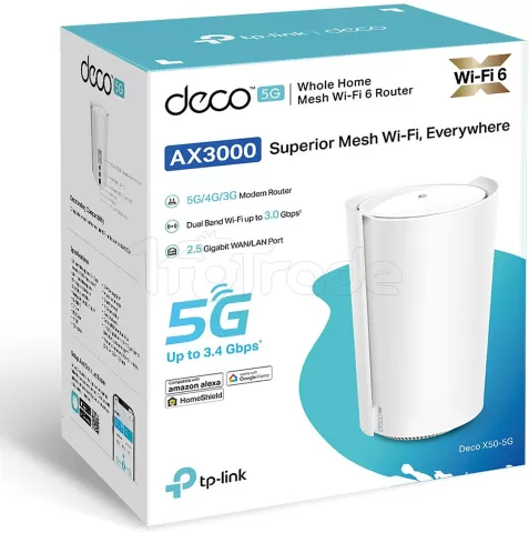 Photo de Système WiFi Mesh TP-Link Deco X50-5G AX3000 (1 pièce)