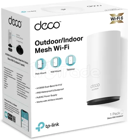 Photo de Système WiFi Mesh TP-Link Deco X50 AX3000 (1 pièce)