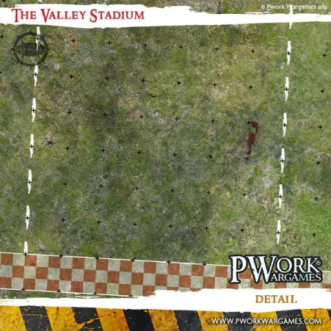 Photo de Tapis de Jeu - Neoprene Mat The Valley Stadium 2,4x3' (73X92cm)