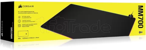 Photo de Tapis de Souris Corsair MM700 RGB - Taille XXXL (Noir)