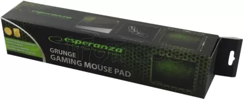 Photo de Tapis de souris Esperanza EA146G (440 x 354 x 4mm) (Noir/Vert)