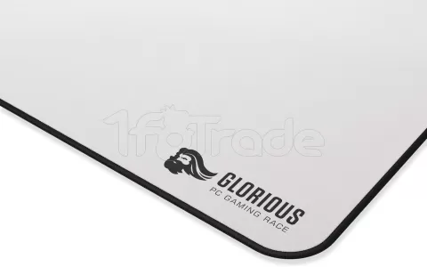 Photo de Tapis de Souris Glorious Stitched Cloth - Taille L (Blanc)