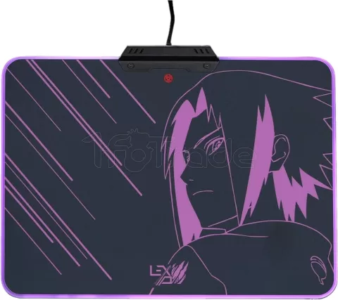 Photo de Tapis de Souris Lexip Tsume Naruto Shippuden Sasuke  - Taille M (Noir)