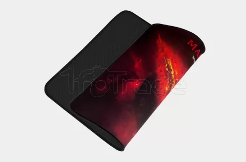 Photo de Tapis de souris Mars Gaming MMP1 M (Noir/Rouge)