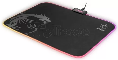 Photo de Tapis de Souris MSI Agility GD60 RGB - Taille M (Noir)