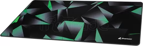 Photo de Tapis de Souris Sharkoon Skiller SGP30 - Taille XXL (Gris/Vert)