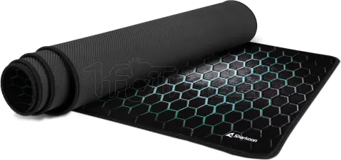 Photo de Tapis de Souris Sharkoon Skiller SGP30 - Taille XXL (Noir/Gris/Vert)