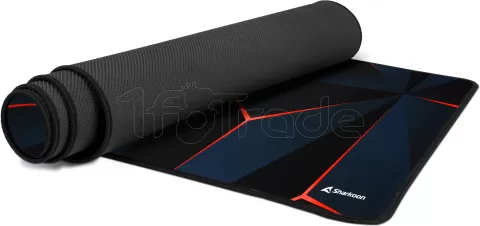 Photo de Tapis de Souris Sharkoon Skiller SGP30 - Taille XXL (Noir/Rouge)