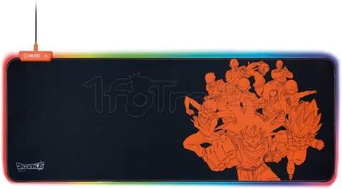 Photo de Tapis de souris Subsonic Dragon Ball Super - Taille XL RGB (Noir)/Orange)