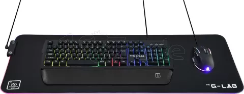 Photo de Tapis de Souris The G-Lab Rubidium RGB - Taille XXL (Noir)