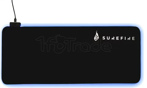 Photo de Tapis de souris Verbatim SureFire Silent Flight 680 RGB - Taille L (Noir)