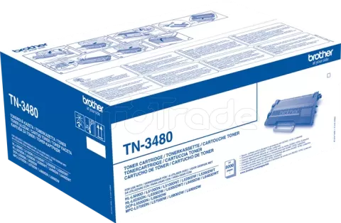 Photo de Toner Brother TN-3480 - 8000 pages (Noir)