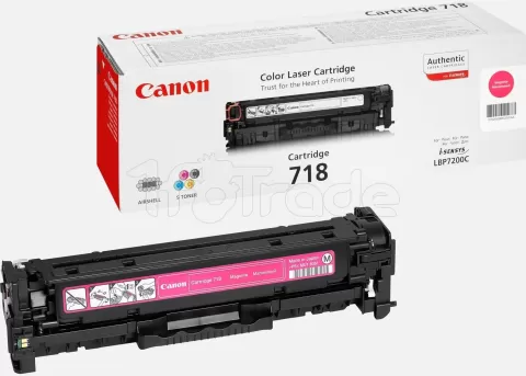 Photo de Toner Canon 718 Magenta (2900 pages)