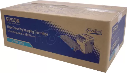 Photo de Toner Cyan Epson Aculaser C3800/N/DN (C13S051126) - 9000 pages