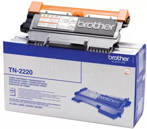 Photo de Toner Noir Brother TN-2220 - 2600 pages