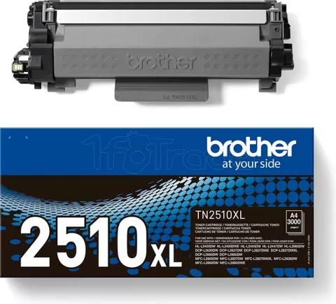 Photo de Toner Noir Brother TN-2510 XL - 3000 pages