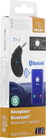 Photo de Transmetteur Bluetooth T'nB Compact avec Jack 3,5mm (Noir)