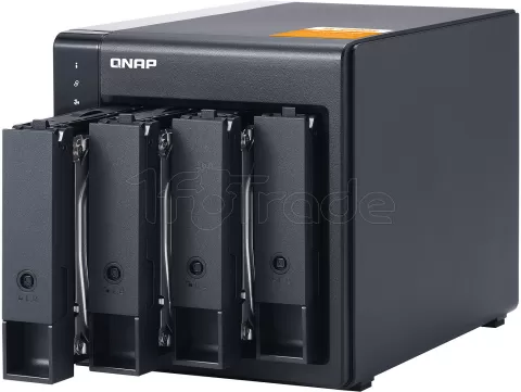 Photo de Unité d'extension pour NAS Qnap TL-D400S - 4 baies (Noir)