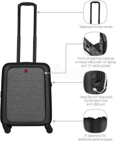 Photo de Valise cabine Wenger avec compartiment Ordinateur