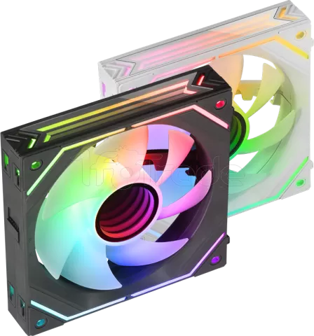 Photo de Ventilateur boitier Mars Gaming MF-Linkfinity RGB 12cm (Noir)