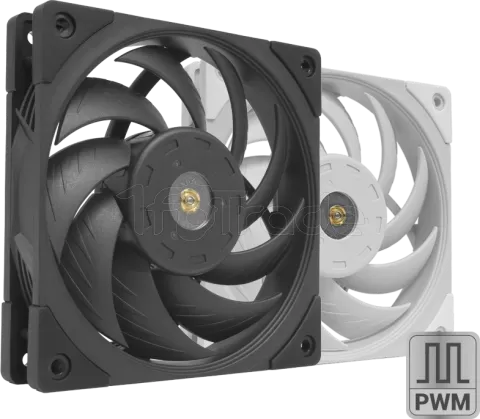 Photo de Ventilateur boitier Mars Gaming MF-NC - 12cm (Blanc)