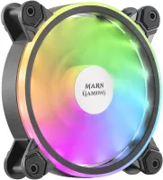 Photo de Mars Gaming MFX RGB 12cm (Noir)