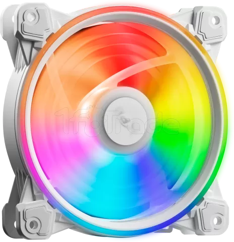 Photo de Ventilateur de boitier Adata XPG Hurricane RGB - 12cm (Blanc)