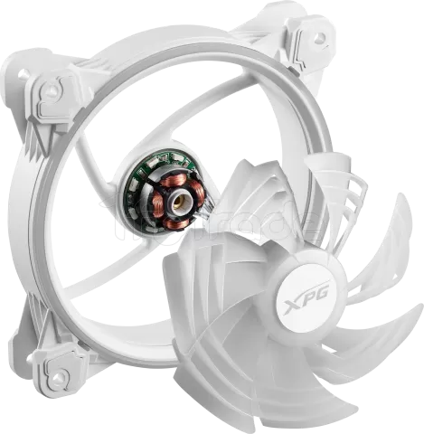 Photo de Ventilateur de boitier Adata XPG Hurricane RGB - 12cm (Blanc)