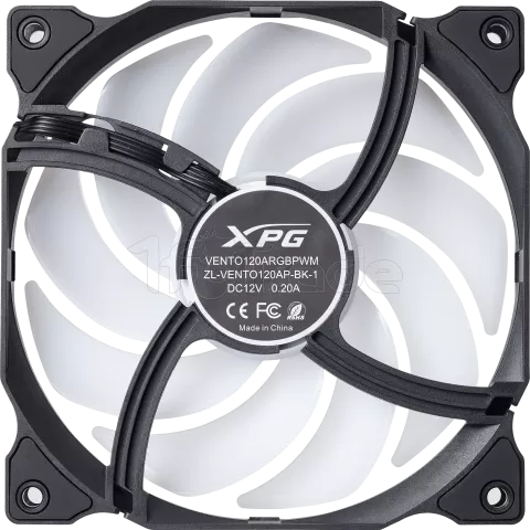 Photo de Ventilateur de boitier Adata XPG Vento RGB - 12cm (Blanc)