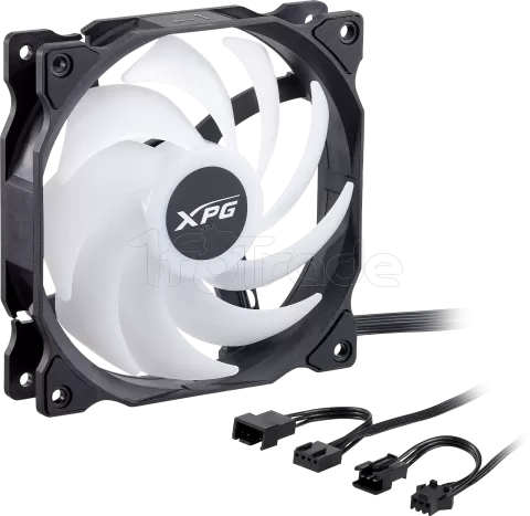 Photo de Ventilateur de boitier Adata XPG Vento RGB - 12cm (Blanc)