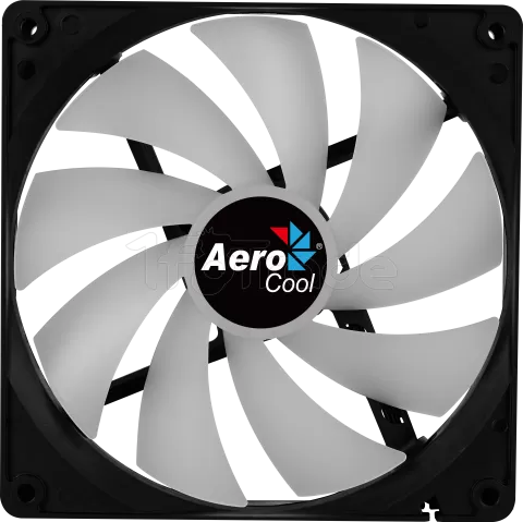 Photo de Ventilateur de boitier Aerocool Frost 14 RGB 14cm (Noir)