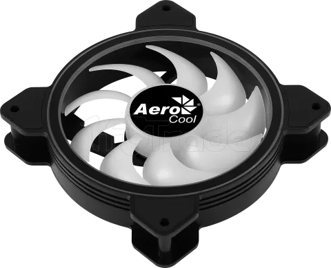 Photo de Ventilateur de boitier Aerocool Saturn 12F A RGB 12cm (Noir)