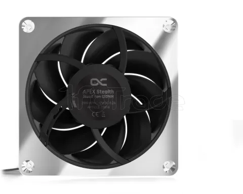 Photo de Ventilateur de boitier Alphacool Apex Stealth Metal - 12cm (Argent)