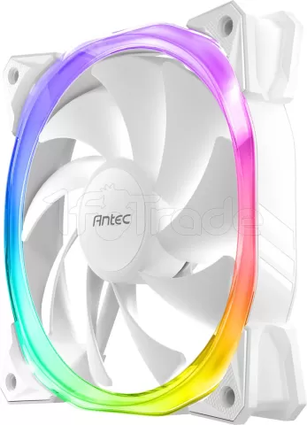 Photo de Ventilateur de boitier Antec Fusion aRGB - 12cm (Blanc)