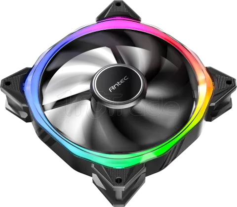 Photo de Ventilateur de boitier Antec Fusion T3 RGB - 14cm (Noir)