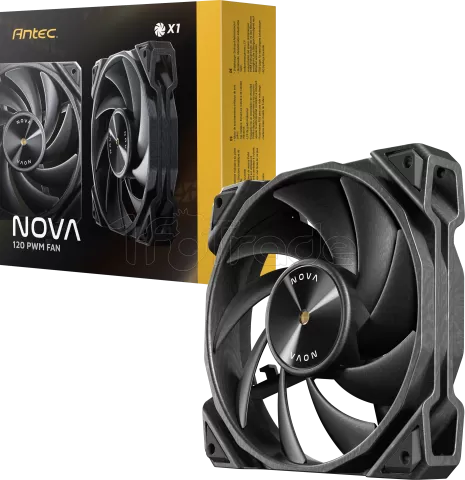 Photo de Ventilateur de boitier Antec Nova - 12cm (Noir)