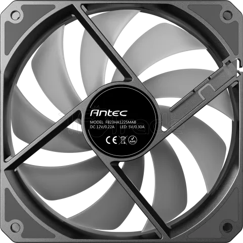 Photo de Ventilateur de boitier Antec P12 Reverse RGB - 12cm (Noir)