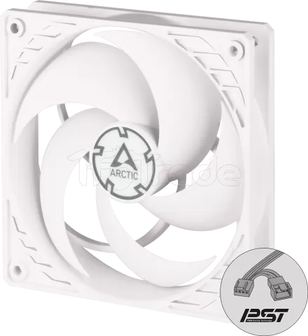 Photo de Ventilateur de boitier Arctic P12 PST - 12cm (Blanc)