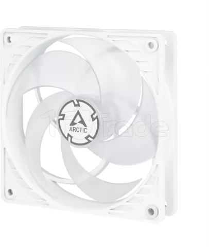 Photo de Ventilateur de boitier Arctic P12 PWM PST 12cm (Blanc/Transparent)