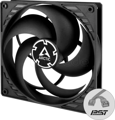 Photo de Ventilateur de boitier Arctic P14  PST - 14cm (Noir)