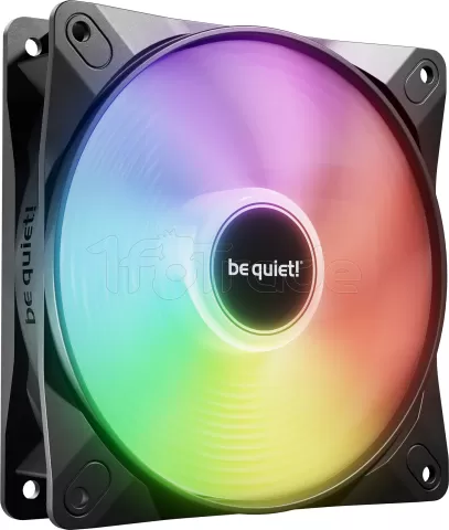 Photo de Ventilateur de boitier be quiet! Light Wings LX High Speed RGB - 12cm (Noir)