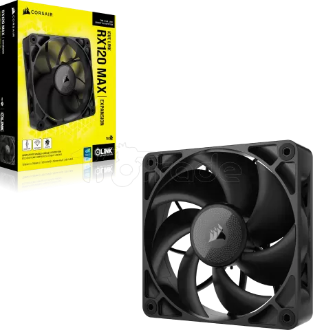 Photo de Ventilateur de boitier Corsair iCue Link RX Max - 12cm (Noir)