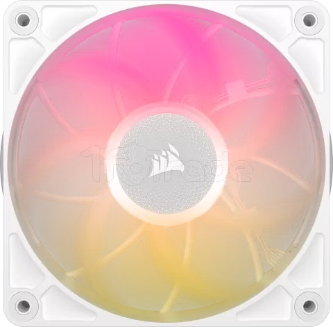 Photo de Ventilateur de boitier Corsair iCue Link RX Max RGB - 12cm (Blanc)