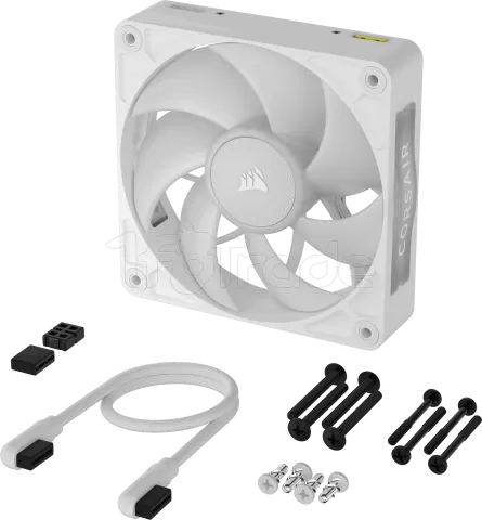 Photo de Ventilateur de boitier Corsair iCue Link RX Max RGB - 12cm (Blanc)