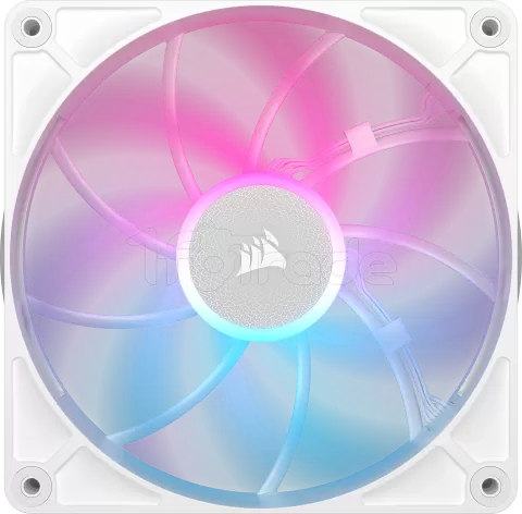 Photo de Ventilateur de boitier Corsair iCue Link RX Max RGB - 14cm (Blanc)