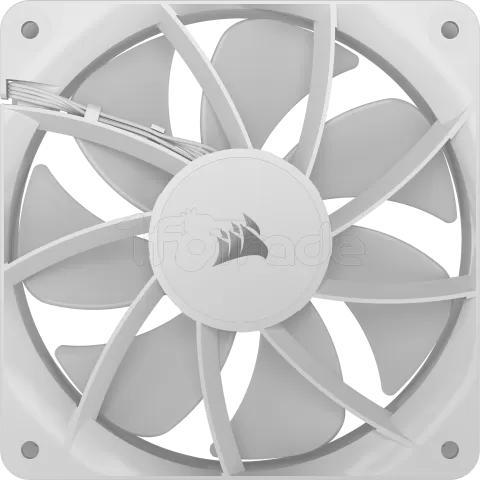 Photo de Ventilateur de boitier Corsair RS RGB - 12cm (Blanc)