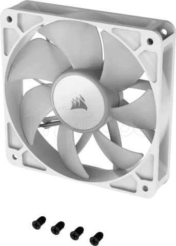 Photo de Ventilateur de boitier Corsair RS RGB - 12cm (Blanc)