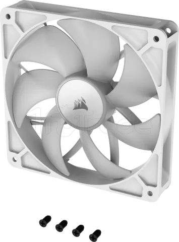 Photo de Ventilateur de boitier Corsair RS RGB - 14cm (Blanc)