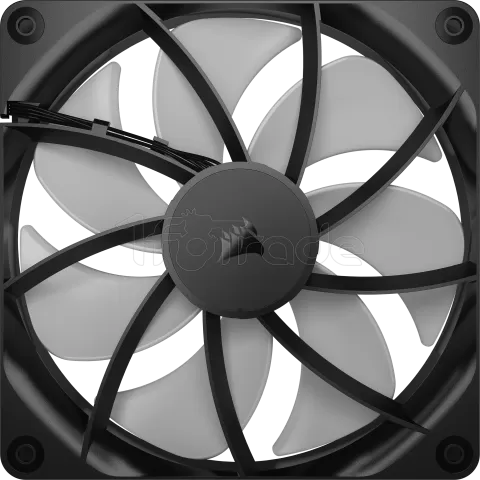 Photo de Ventilateur de boitier Corsair RS RGB - 14cm (Noir)